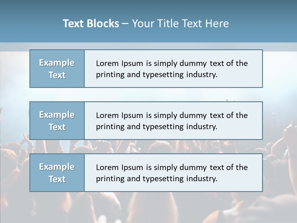 Smoke Act Band PowerPoint Template