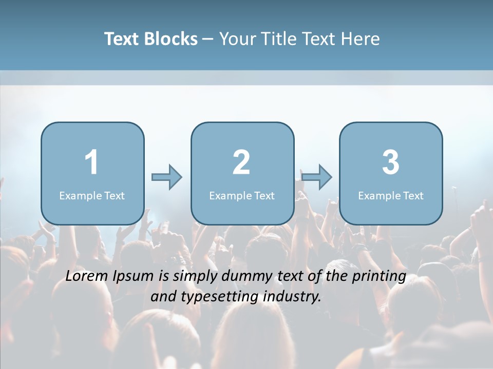 Smoke Act Band PowerPoint Template