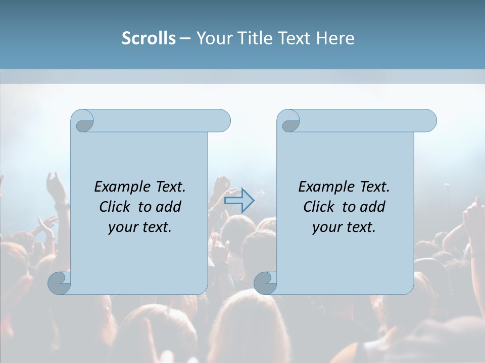 Smoke Act Band PowerPoint Template