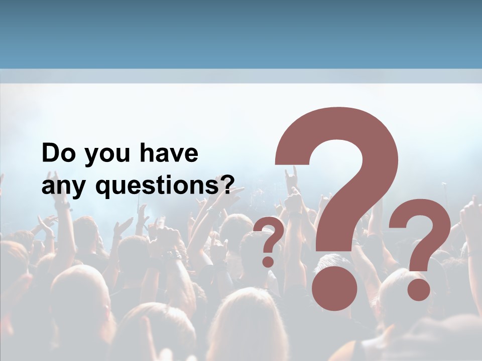 Smoke Act Band PowerPoint Template