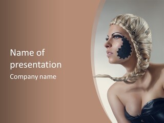 Shadow Boobs Creative PowerPoint Template