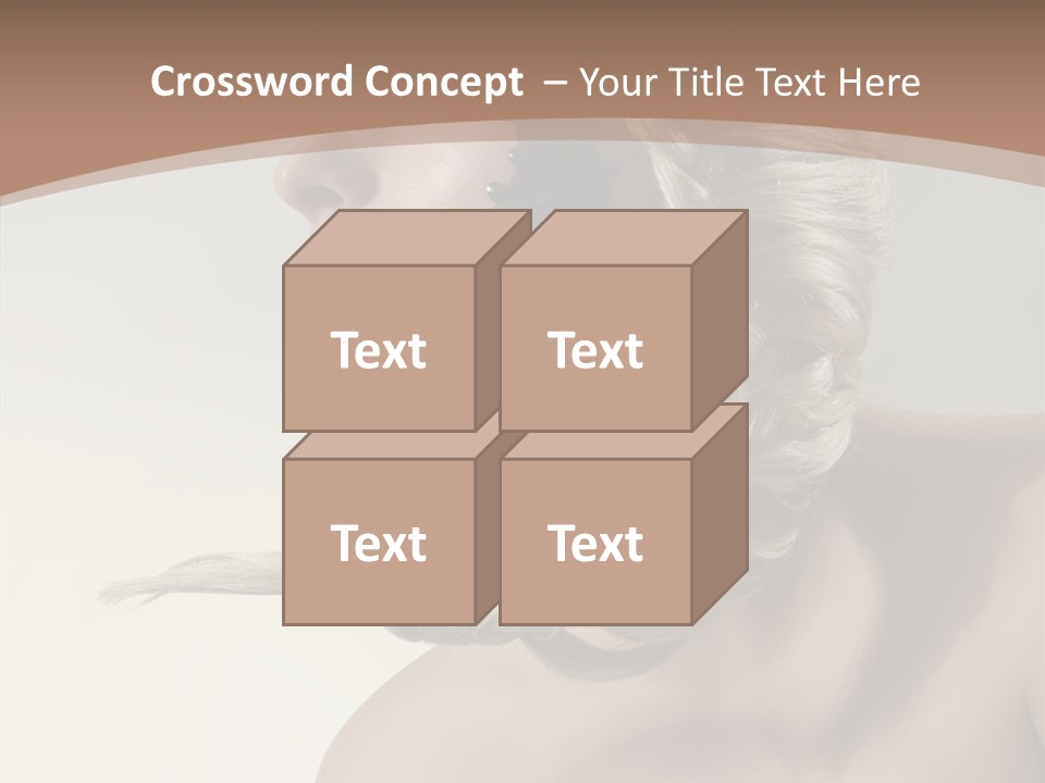 Shadow Boobs Creative PowerPoint Template