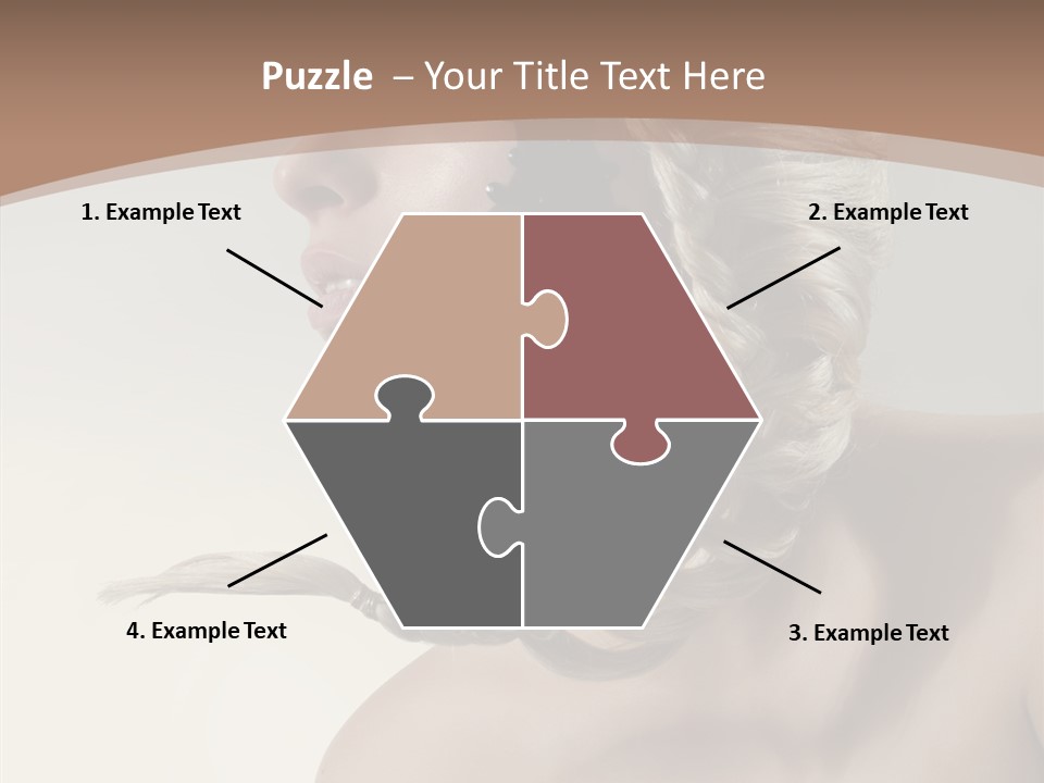 Shadow Boobs Creative PowerPoint Template