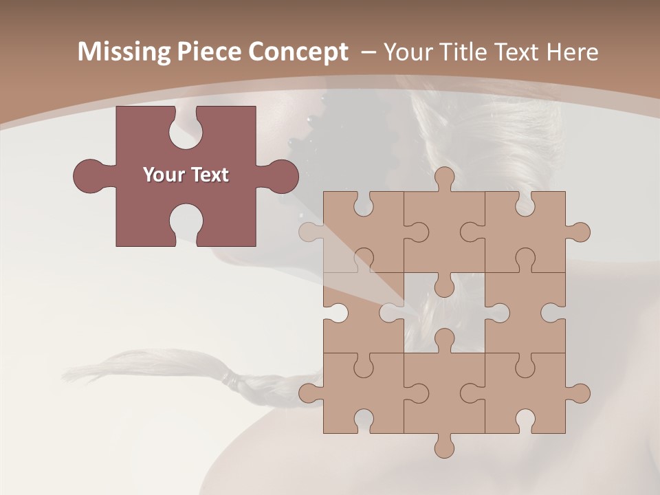 Shadow Boobs Creative PowerPoint Template