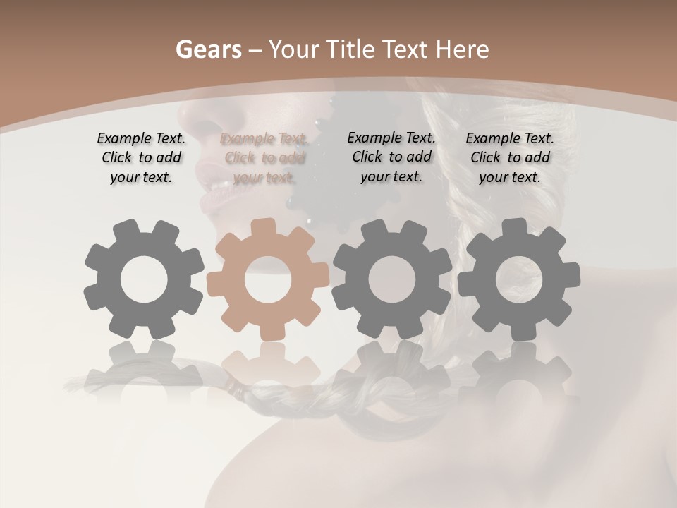 Shadow Boobs Creative PowerPoint Template