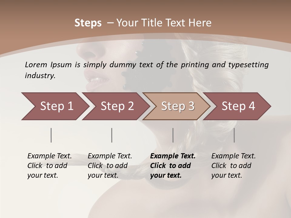 Shadow Boobs Creative PowerPoint Template