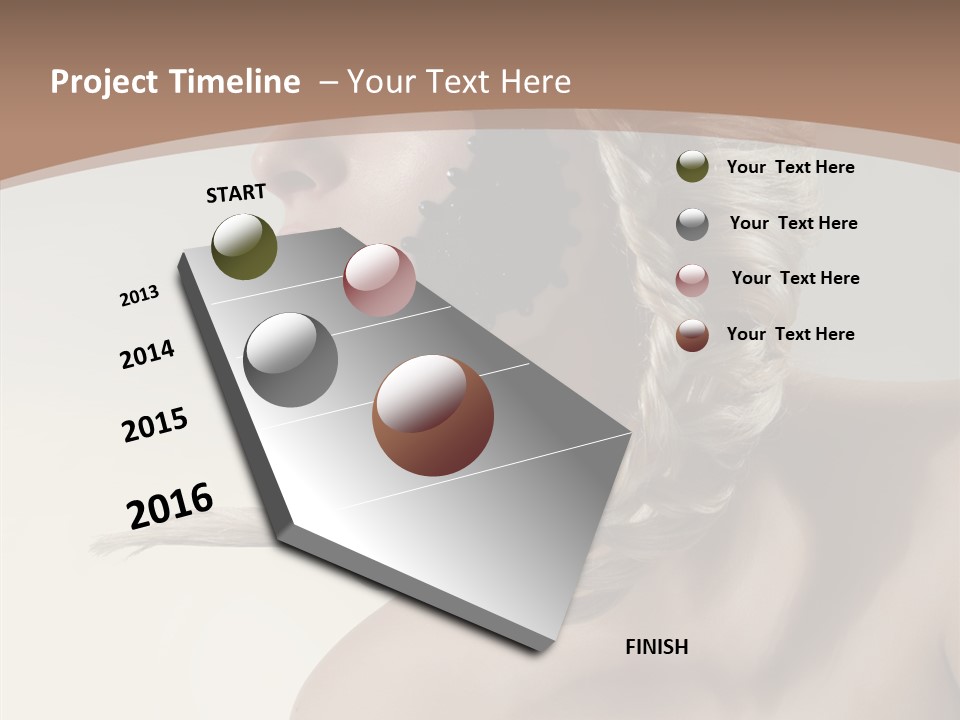 Shadow Boobs Creative PowerPoint Template