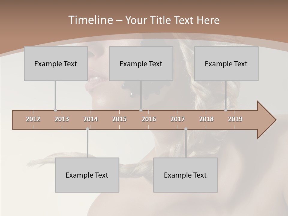 Shadow Boobs Creative PowerPoint Template
