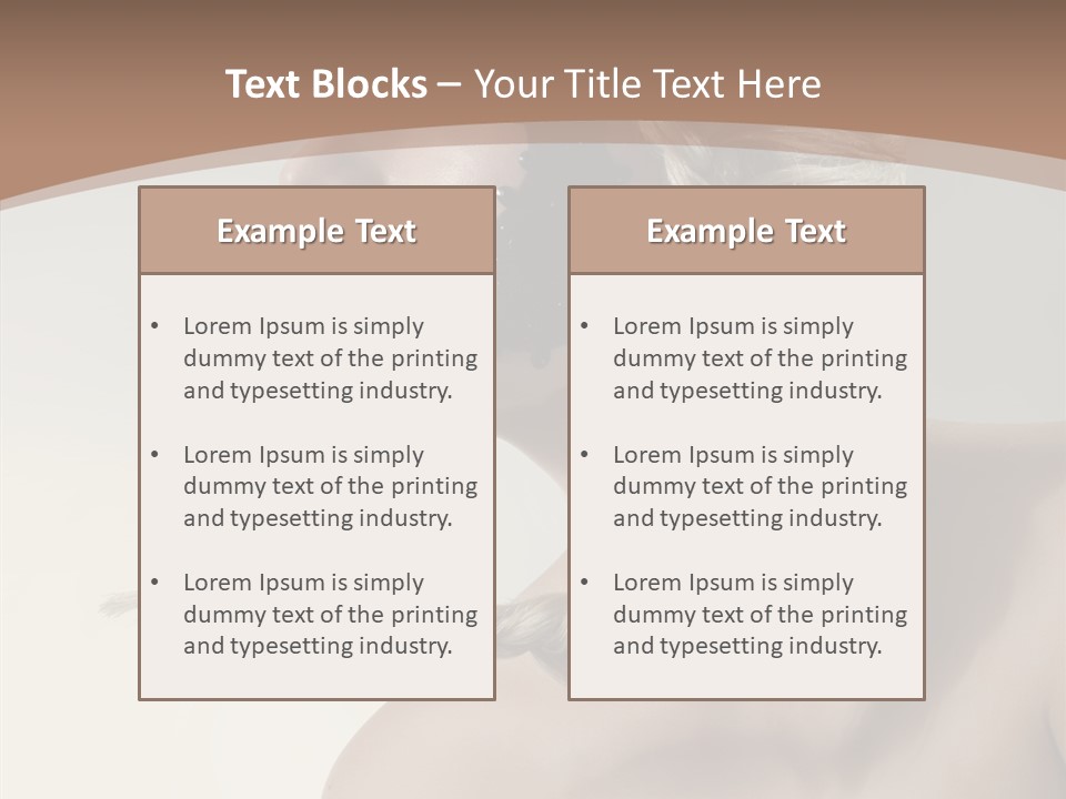 Shadow Boobs Creative PowerPoint Template