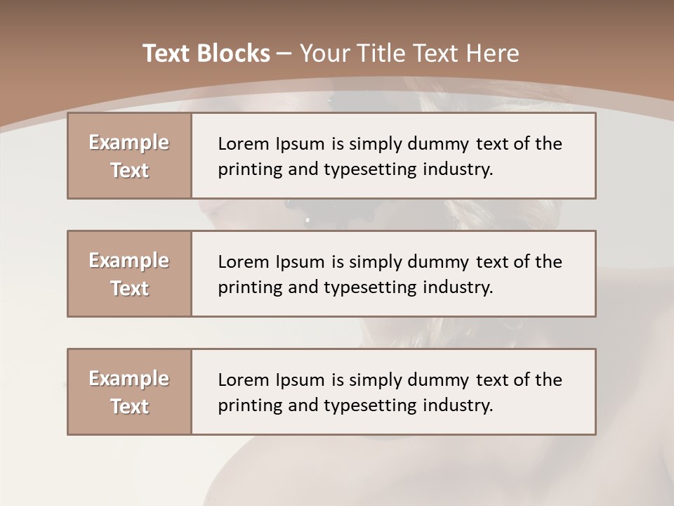 Shadow Boobs Creative PowerPoint Template