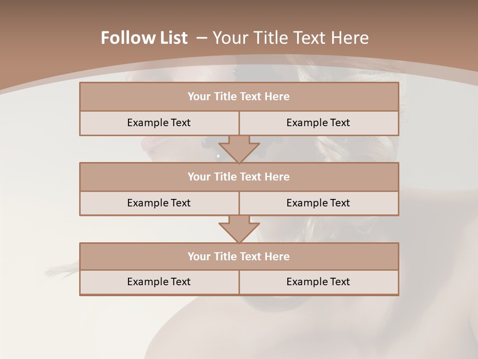 Shadow Boobs Creative PowerPoint Template