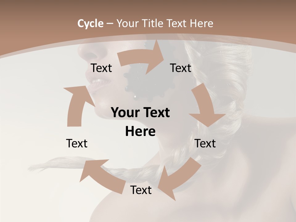 Shadow Boobs Creative PowerPoint Template