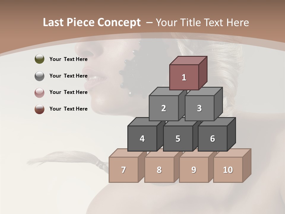 Shadow Boobs Creative PowerPoint Template