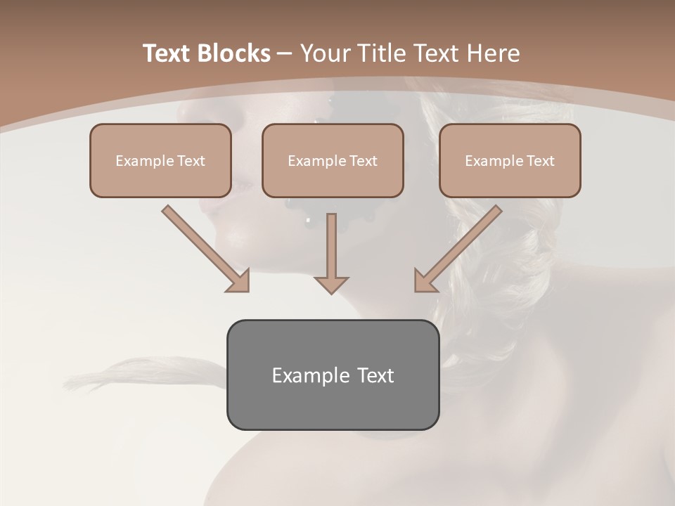 Shadow Boobs Creative PowerPoint Template