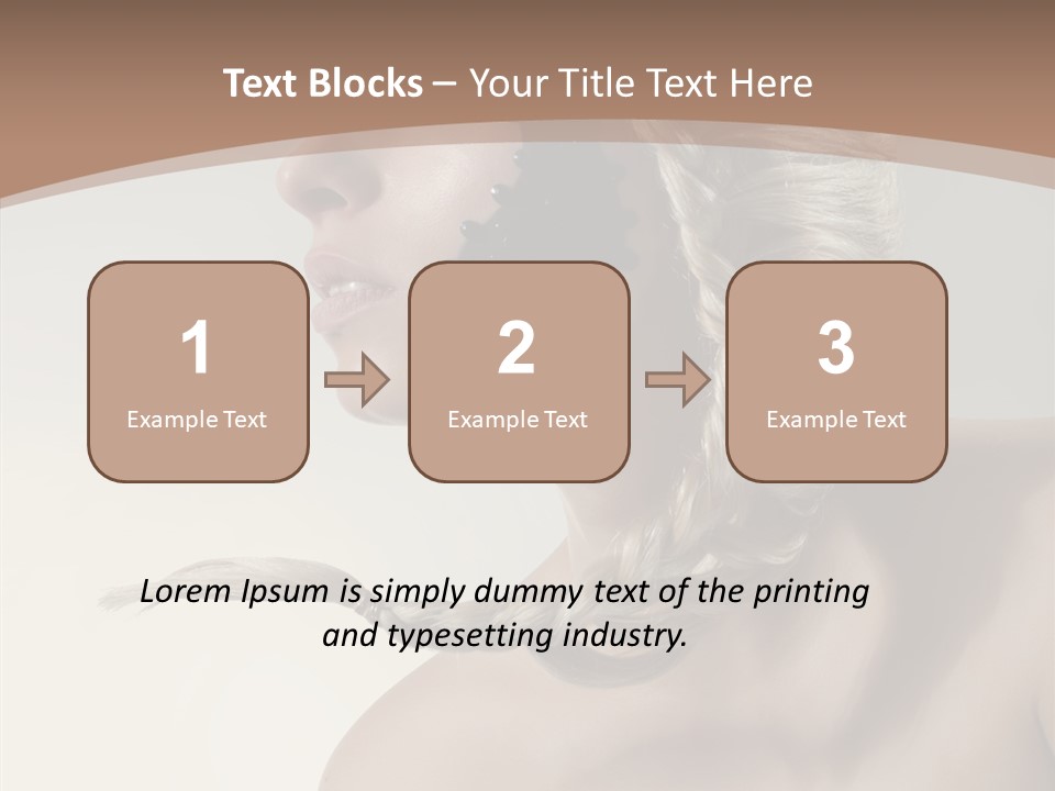 Shadow Boobs Creative PowerPoint Template