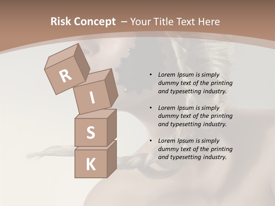 Shadow Boobs Creative PowerPoint Template