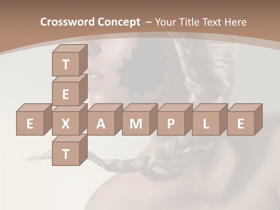 Shadow Boobs Creative PowerPoint Template