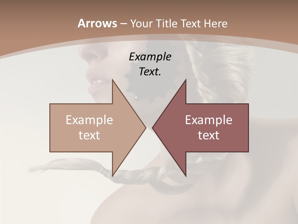 Shadow Boobs Creative PowerPoint Template