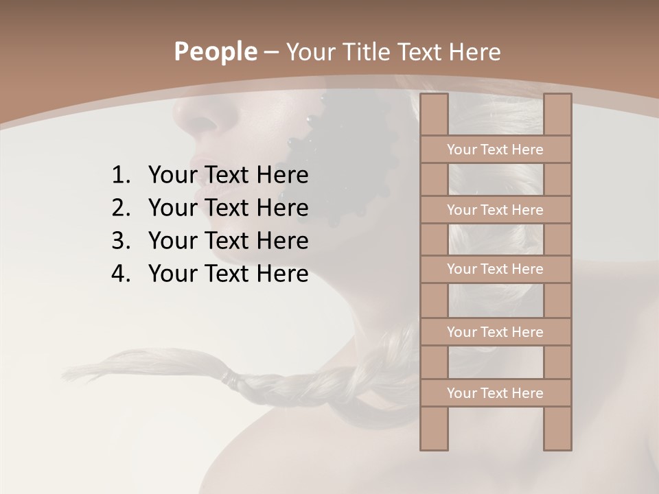 Shadow Boobs Creative PowerPoint Template