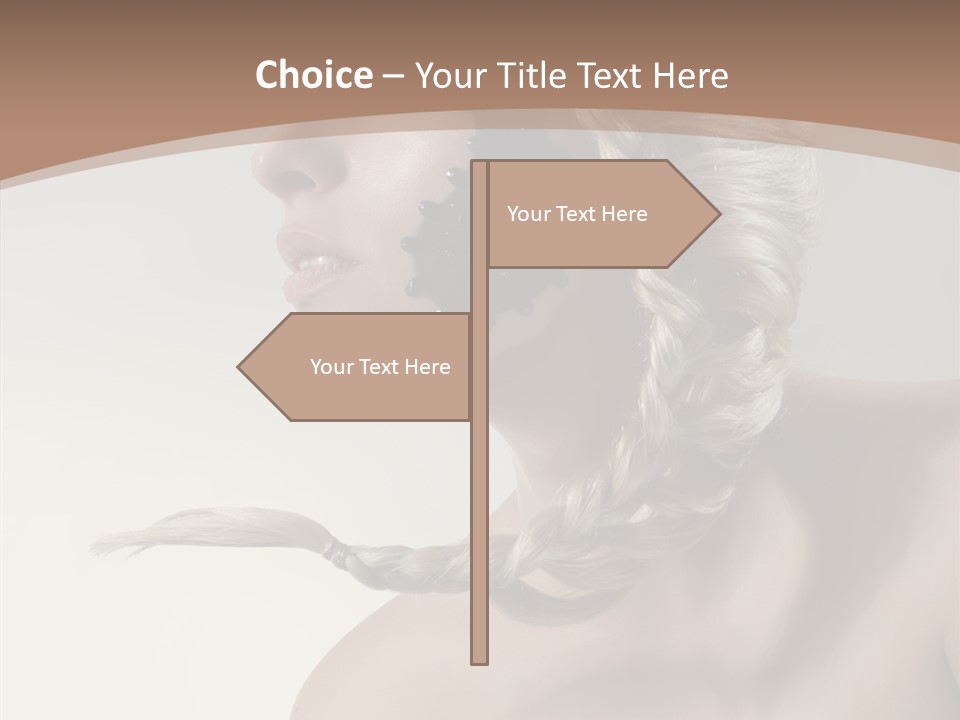 Shadow Boobs Creative PowerPoint Template