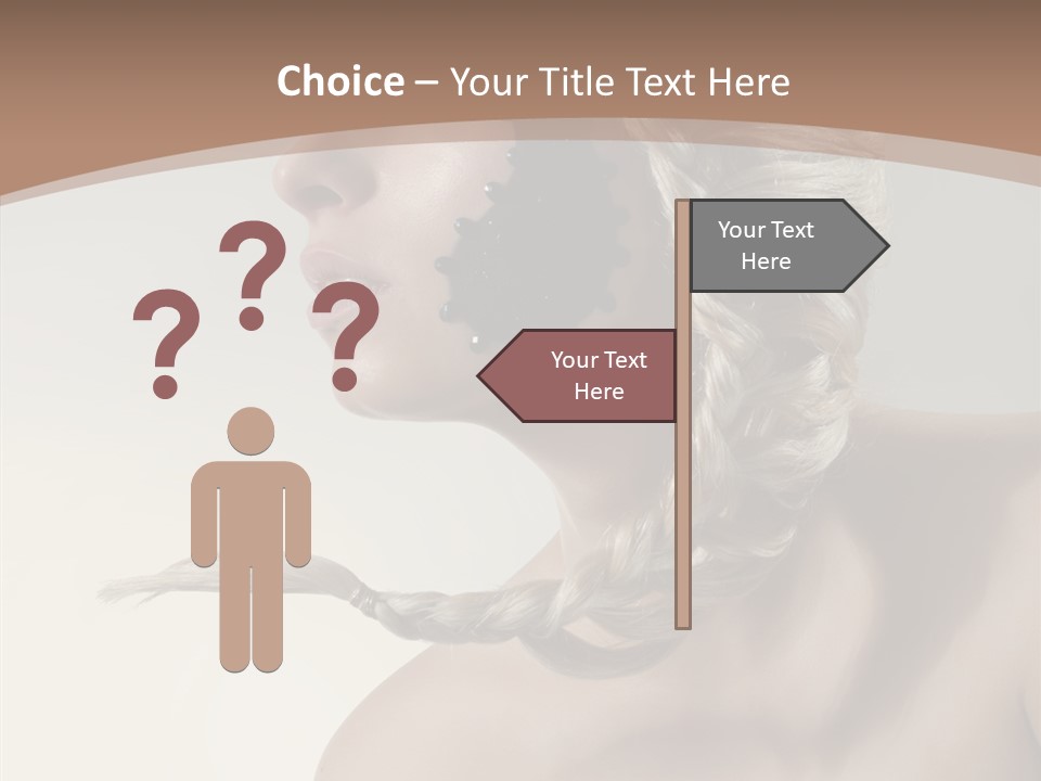 Shadow Boobs Creative PowerPoint Template