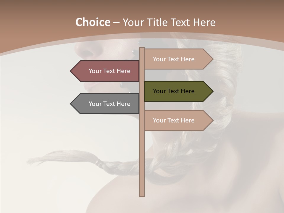 Shadow Boobs Creative PowerPoint Template