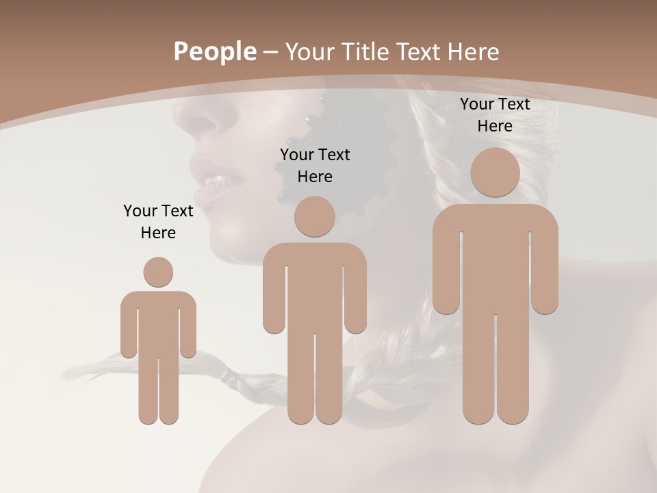 Shadow Boobs Creative PowerPoint Template