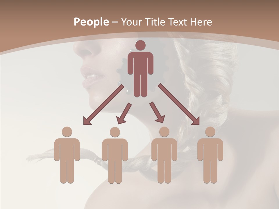 Shadow Boobs Creative PowerPoint Template