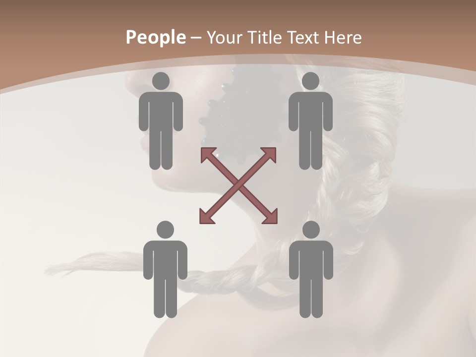 Shadow Boobs Creative PowerPoint Template