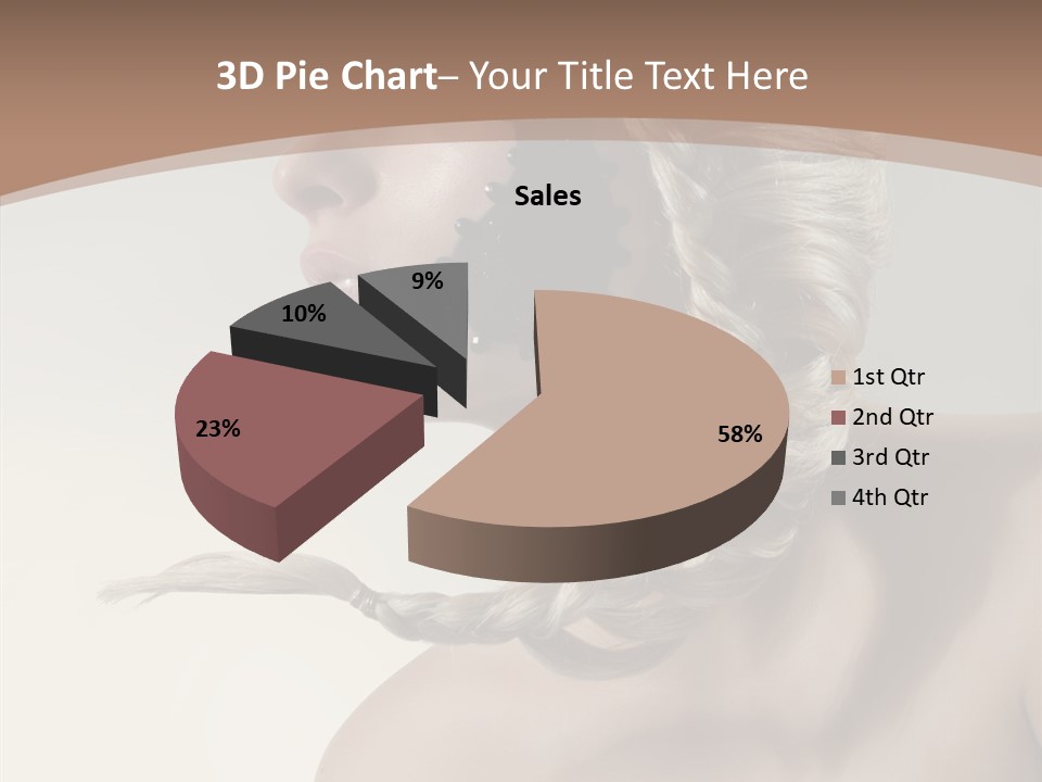 Shadow Boobs Creative PowerPoint Template