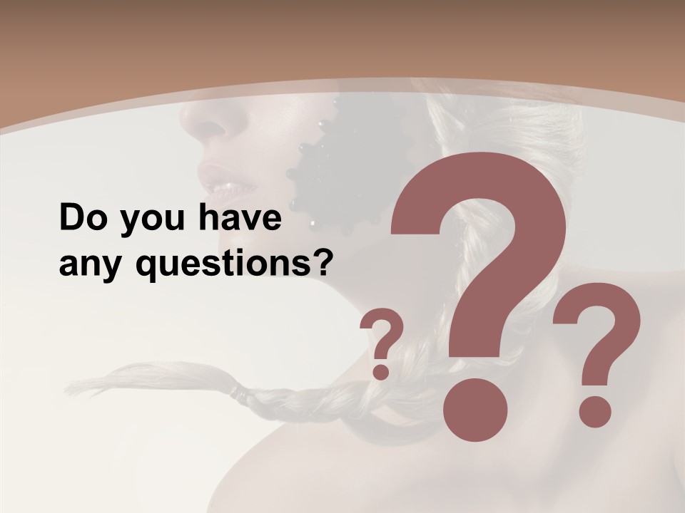 Shadow Boobs Creative PowerPoint Template