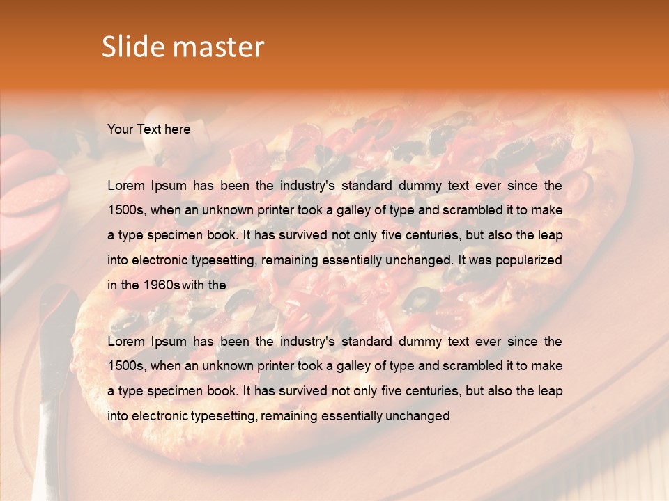 Fast Vegetables Pepper PowerPoint Template