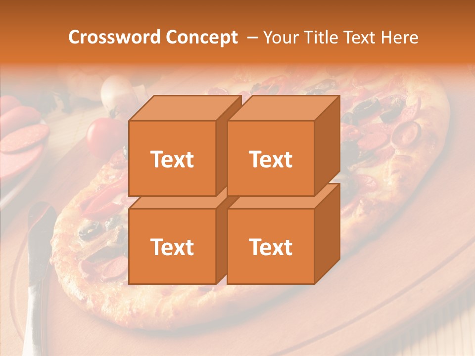 Fast Vegetables Pepper PowerPoint Template