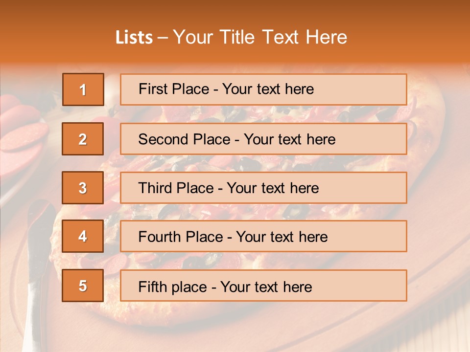 Fast Vegetables Pepper PowerPoint Template