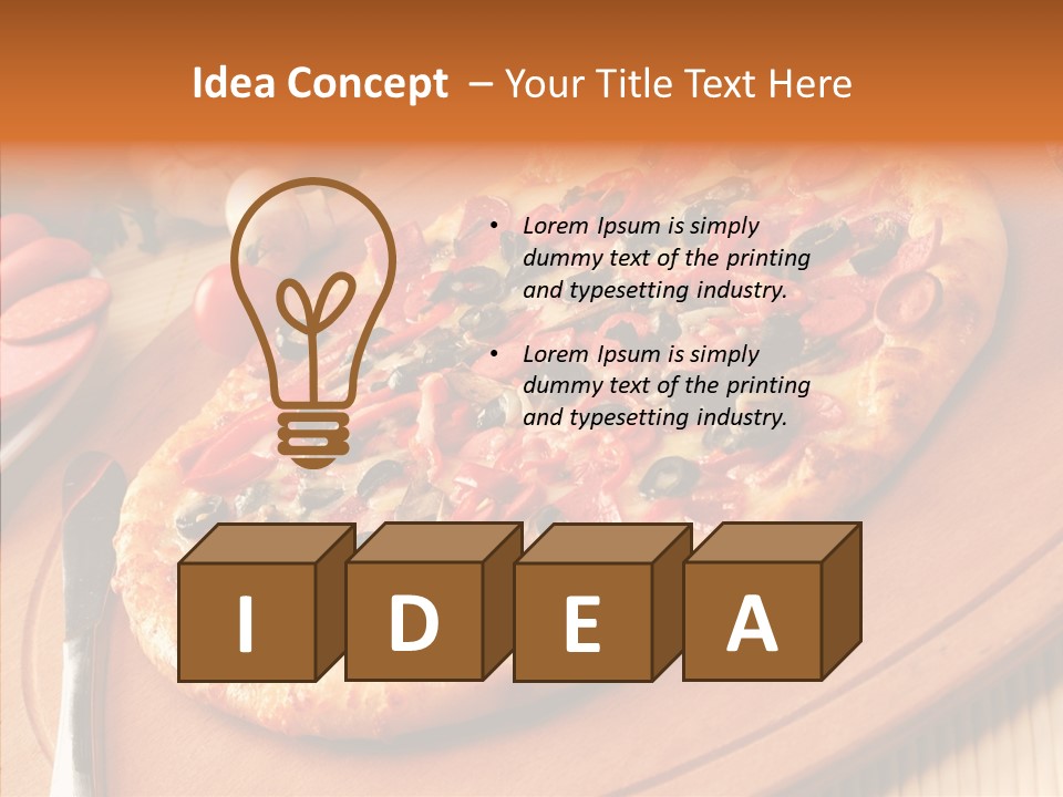 Fast Vegetables Pepper PowerPoint Template