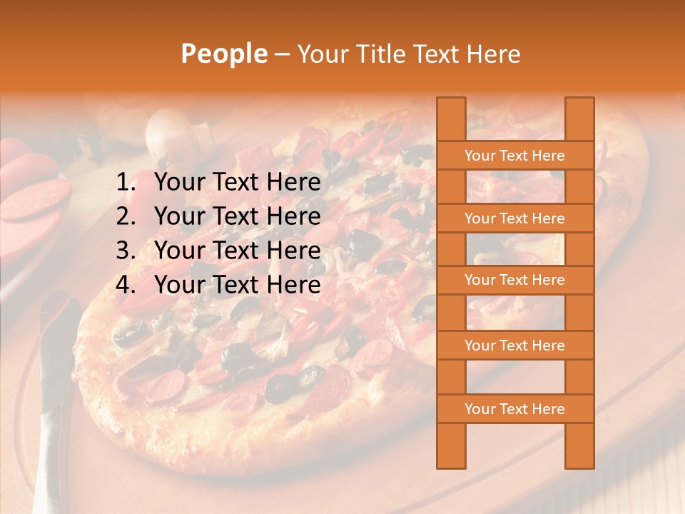 Fast Vegetables Pepper PowerPoint Template