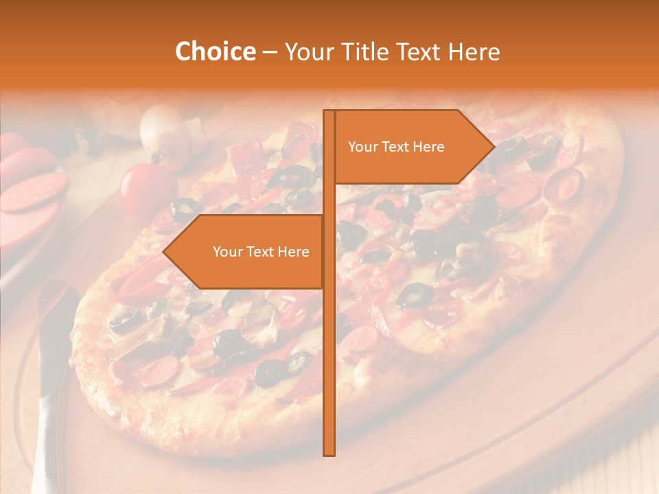 Fast Vegetables Pepper PowerPoint Template