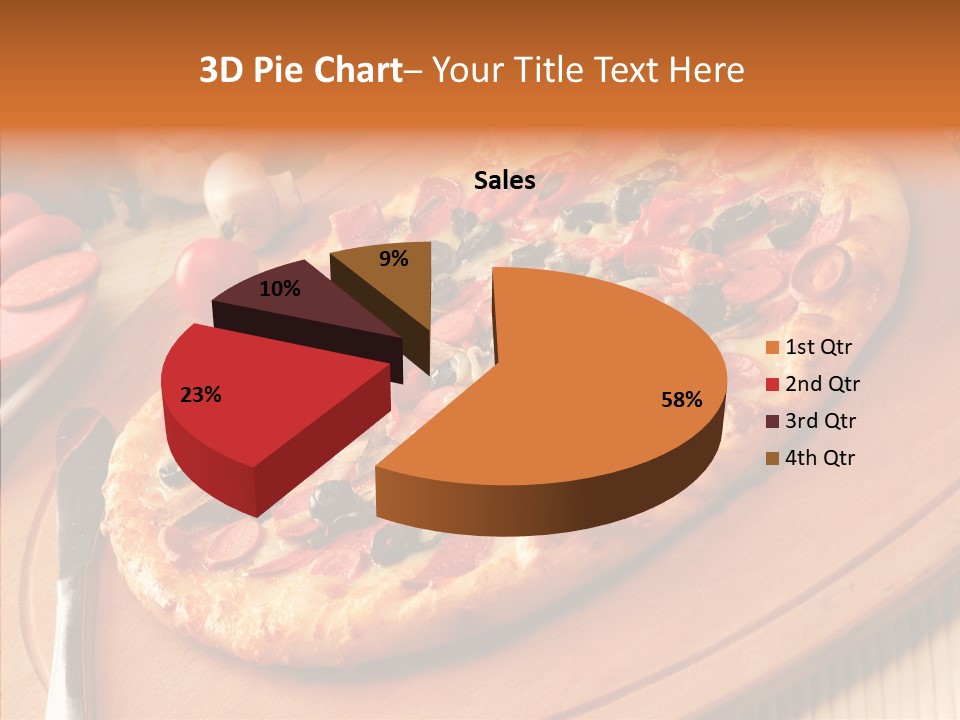 Fast Vegetables Pepper PowerPoint Template