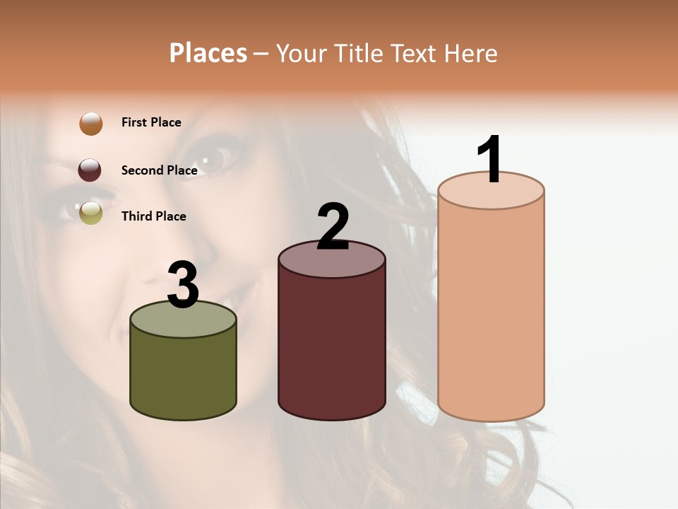 Complexion Brunette Teenage PowerPoint Template