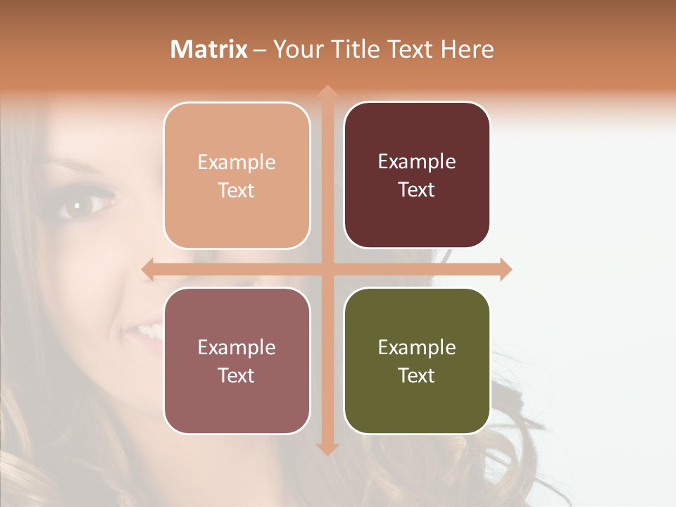 Complexion Brunette Teenage PowerPoint Template