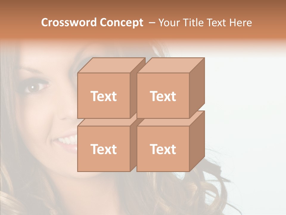 Complexion Brunette Teenage PowerPoint Template