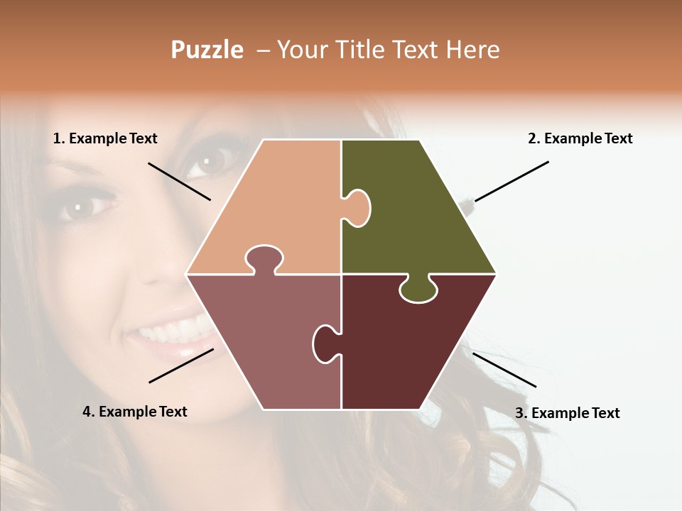 Complexion Brunette Teenage PowerPoint Template