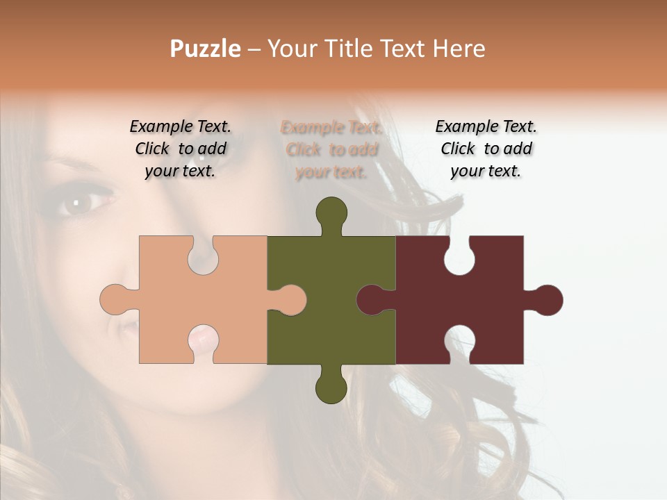 Complexion Brunette Teenage PowerPoint Template