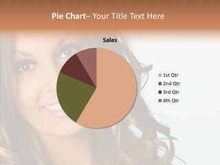 Complexion Brunette Teenage PowerPoint Template