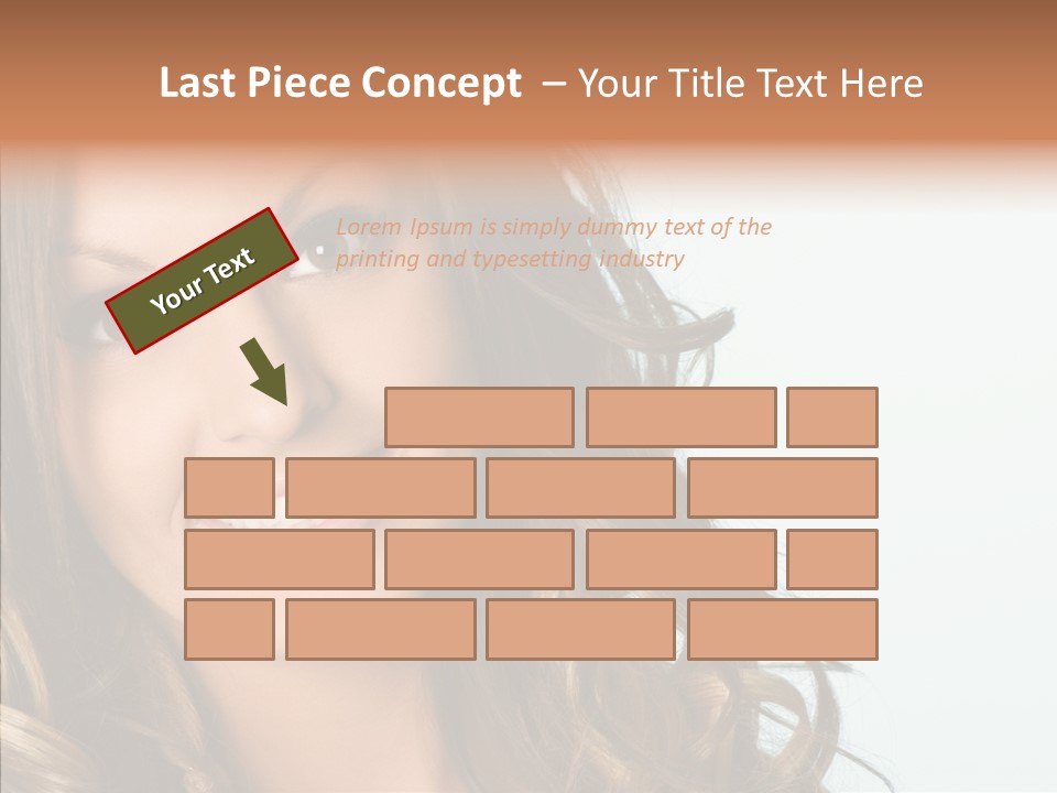 Complexion Brunette Teenage PowerPoint Template
