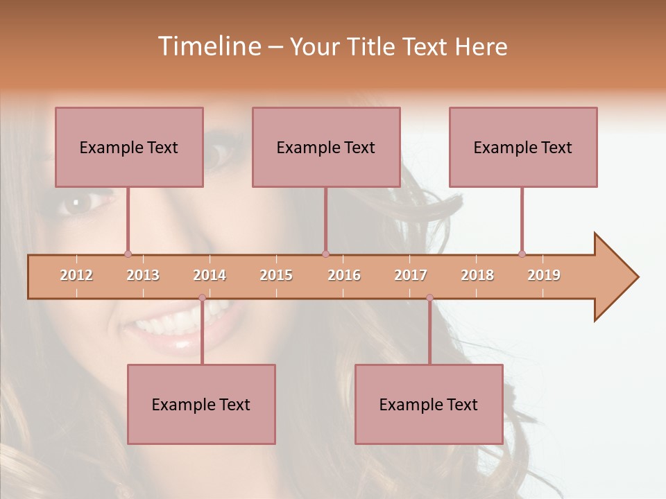 Complexion Brunette Teenage PowerPoint Template