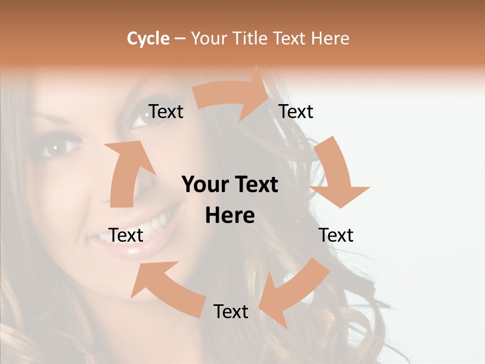 Complexion Brunette Teenage PowerPoint Template