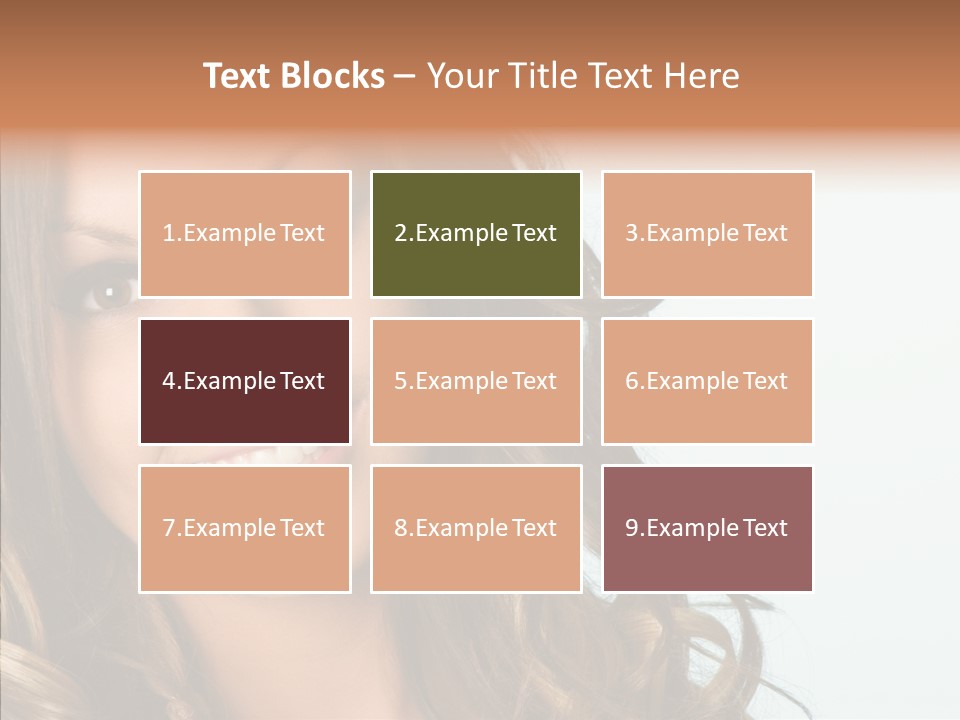 Complexion Brunette Teenage PowerPoint Template