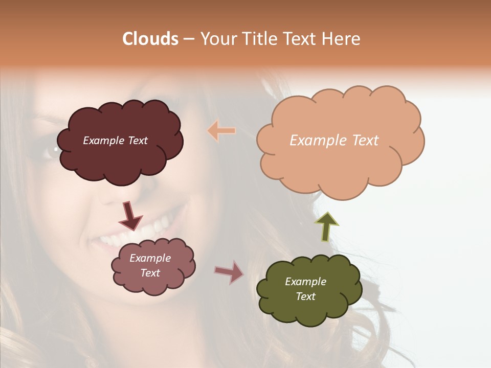 Complexion Brunette Teenage PowerPoint Template