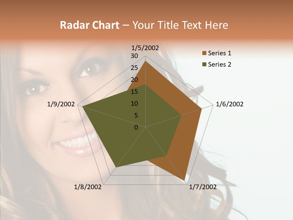 Complexion Brunette Teenage PowerPoint Template